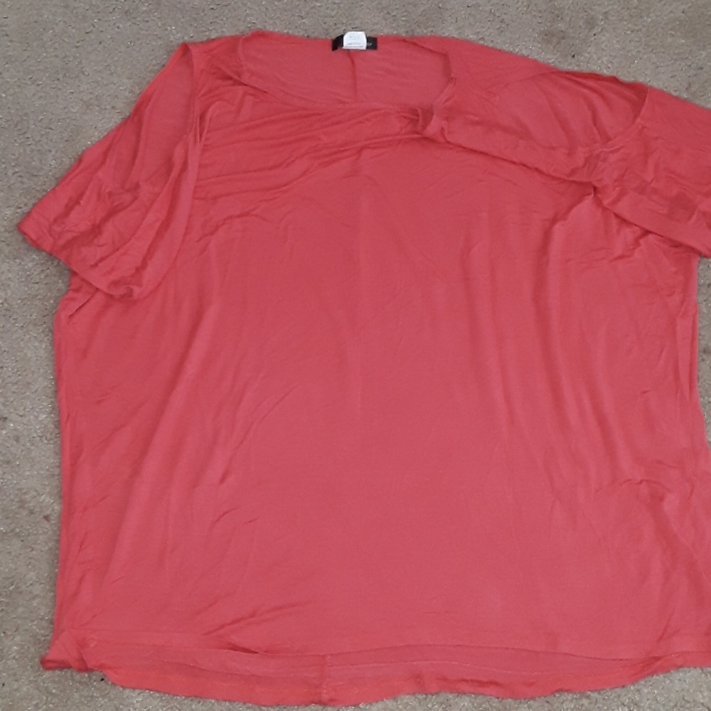 ING usa orange/red blouse